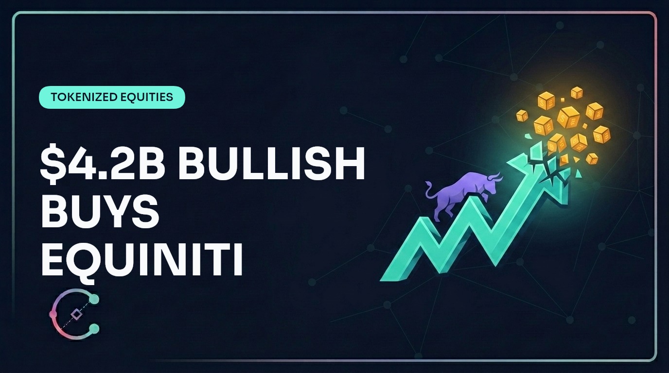 Bullish Acquires Equiniti Tokenized Equities Deal | Commodara