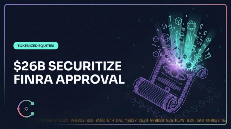 $26B Securitize Reaches FINRA Tokenized Custody Tier | Commodara
