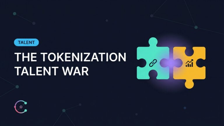 Tokenization talent gap showing unfilled hybrid roles and salary premiums in RWA hiring | Commodara